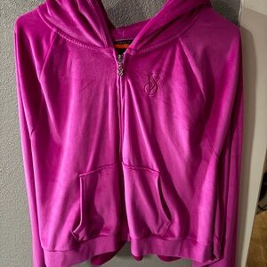 Victoria's Secret Fuchsia Womens Hoodie Jacket